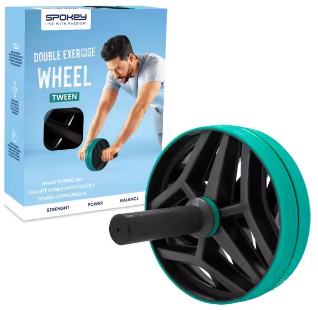 Spokey TWIN – Rodillo Abdominal Multifunción