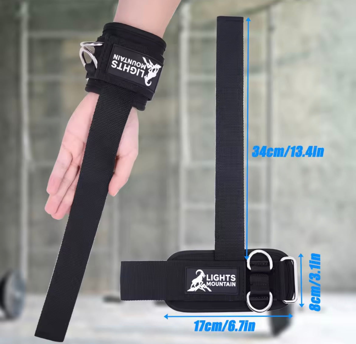 Straps de Entrenamiento con Anilla Metálica – Gym